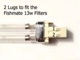 Fishmate 13 Watt PLS UV Tube - (2 Lugs) ( Fishmate Filters only)