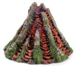 Classic Erupting Volcano 8" Light & Air Ornament 2984