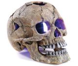 Classic Glowing Skull 8" Light & Air Ornament 2987