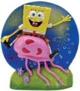 Spongebob Ornaments - Bob Riding Jellyfish