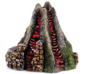 Classic Erupting Volcano 5" Light & Air Ornament
