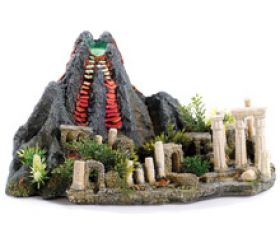 Classic Volcano / Temple 8.5" Light & Air Ornament 2985