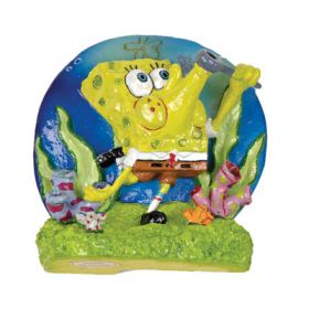 Spongebob Ornaments - Aerating  Bob Blowing Bubbles