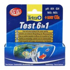 Tetra Test Strips 6 in 1 Tanks.