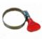 Hose Clips for 32mm (1 1/4inch)Hose ( Red)